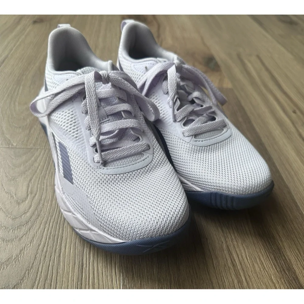 Reebok Nanoflex TR Women Training Shoes Lavender Purple Mesh Sneakers Size 7